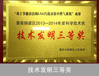 技术发明三等奖